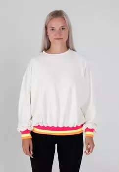 Толстовка OVERSIZED NEON CUFF Be Famous, белый