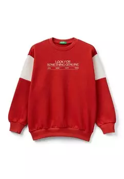 Толстовка OVERSIZED United Colors of Benetton, цвет red
