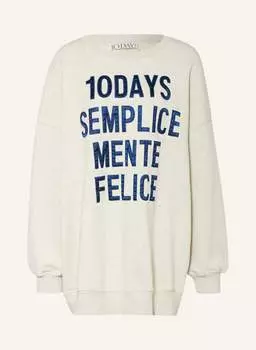 Толстовка оверсайз 10DAYS, светло-серый