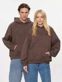 Толстовка оверсайз 2005, коричневый