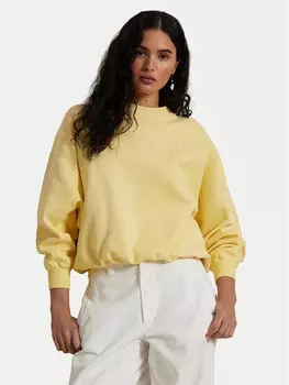 Толстовка оверсайз 211965111001 Polo Ralph Lauren, желтый