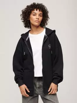 Толстовка оверсайз Athletic Essential Superdry, черный