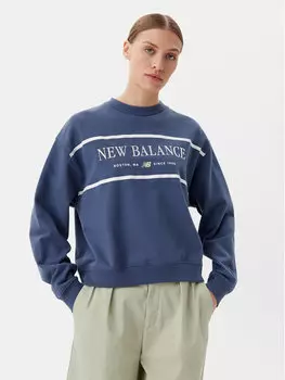 Толстовка оверсайз Athletics Nautical Lobster WT51923 New Balance, синий