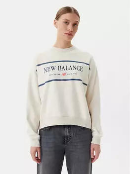 Толстовка оверсайз Athletics Nautical Lobster WT51923 New Balance, бежевый