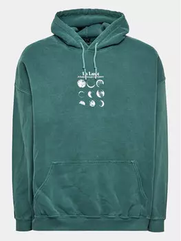 Толстовка оверсайз Bdg Urban Outfitters, бирюзовый