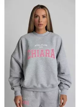 Толстовка оверсайз Chiara Wear, серый