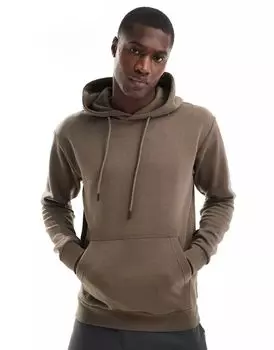 Толстовка оверсайз цвета мокко Jack & Jones