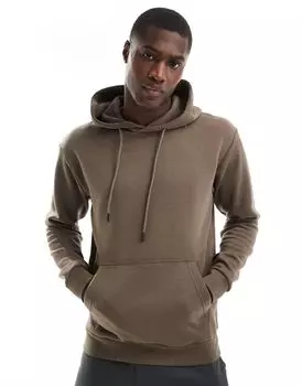 Толстовка оверсайз цвета мокко Jack & Jones