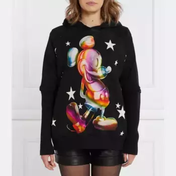 Толстовка оверсайз Desigual, черный