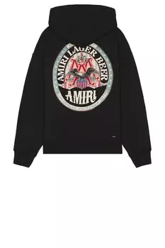 Толстовка оверсайз Eagle Amiri, черный