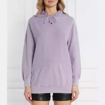 Толстовка оверсайз Elisabetta Franchi, лавандовый