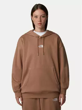 Толстовка оверсайз Essential NF0A89EN The North Face, коричневый