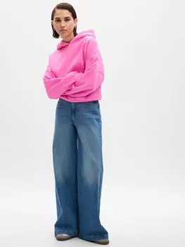 Толстовка оверсайз Gap, розовый