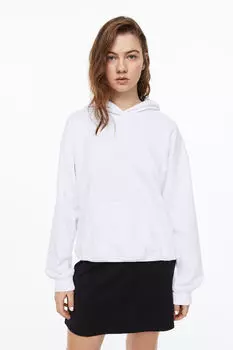 Толстовка оверсайз H&M, белый