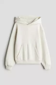 Толстовка оверсайз H&M, белый