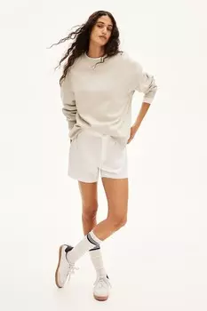Толстовка оверсайз H&M, бежевый