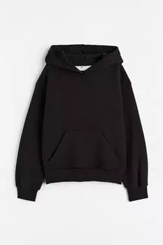 Толстовка оверсайз H&M, черный