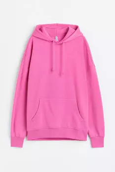 Толстовка оверсайз H&M, фиолетовый