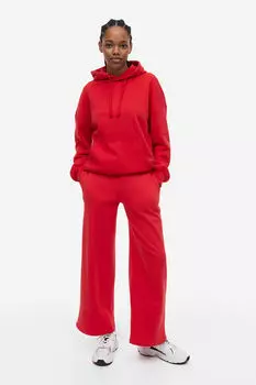 Толстовка оверсайз H&M, красный