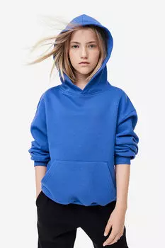 Толстовка оверсайз H&M, синий