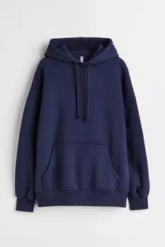 Толстовка оверсайз H&M, синий