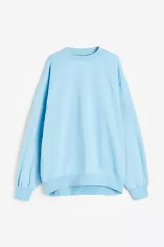 Толстовка оверсайз H&M, синий