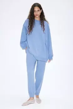 Толстовка оверсайз H&M, синий