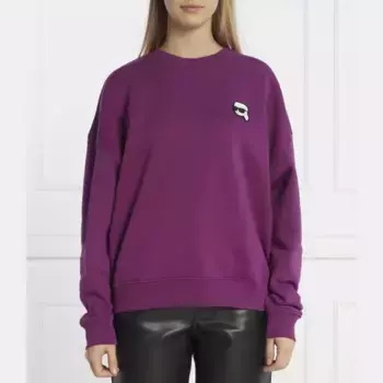 Толстовка оверсайз Ikonik 2.0 Karl Lagerfeld, фиолетовый