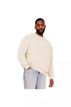 Толстовка оверсайз из хлопка кольцевого прядения Casual Classics, коричневый