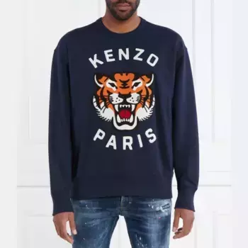 Толстовка оверсайз Kenzo, синий