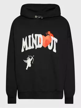 Толстовка оверсайз Mindout, черный