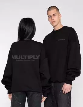 Толстовка оверсайз Multiply Apparel черного цвета