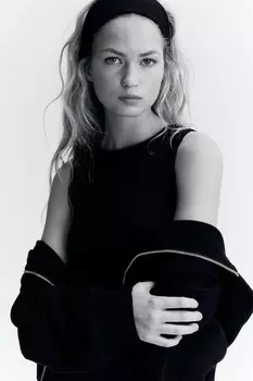 Толстовка оверсайз на молнии H&M, черный