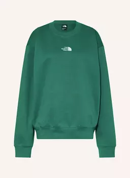 Толстовка оверсайз незаменима The North Face, зеленый