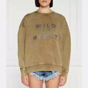 Толстовка оверсайз One Teaspoon, хаки