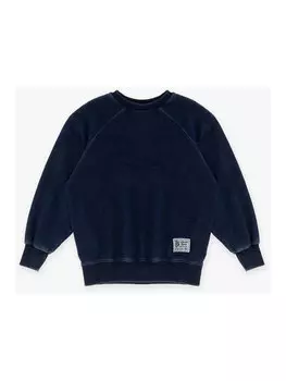 Толстовка оверсайз Please, синий