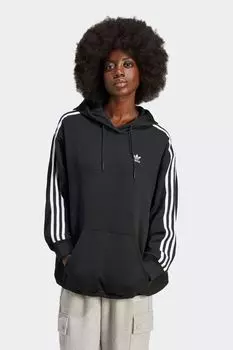 Толстовка оверсайз с 3 полосками Adicolor Adidas Originals, черный