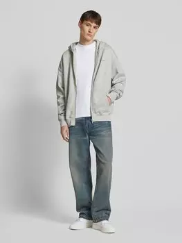 Толстовка оверсайз с этикеткой и принтом Pegador, светло-серый