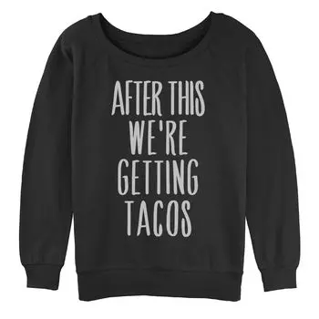 Толстовка оверсайз с графическим рисунком для юниоров After This We're Get Tacos Licensed Character