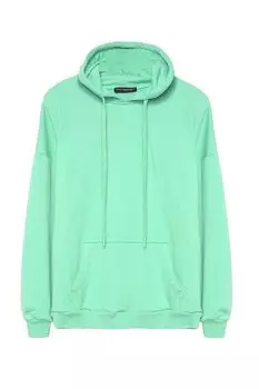 Толстовка оверсайз с капюшоном Apple Mint QUZU