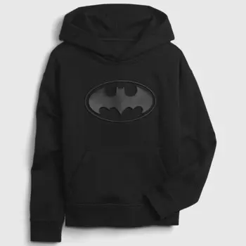 Толстовка оверсайз с логотипом бэтмена Gap, черный