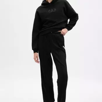 Толстовка оверсайз с логотипом Gap, черный