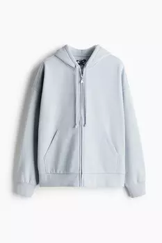 Толстовка оверсайз с мотивом H&M, голубой