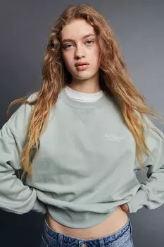 Толстовка оверсайз с мотивом H&M, зеленый