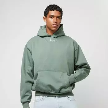Толстовка оверсайз с надписью Small Signature Heavy Sweat Karl Kani, цвет Dusty Green