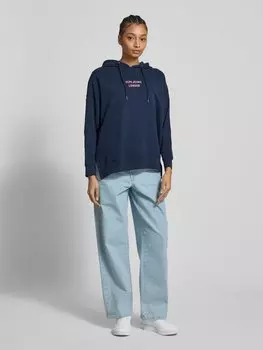 Толстовка оверсайз с принтом этикетки, модель «RIKKI» Pepe Jeans