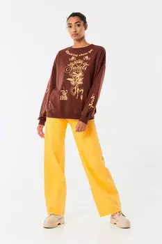 Толстовка оверсайз с принтом Fullamoda