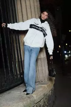 Толстовка оверсайз с принтом H&M, мультиколор