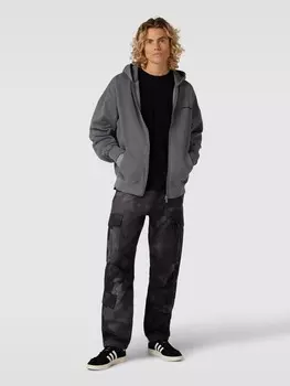 Толстовка оверсайз с пришитыми лейблами Pegador, антрацит