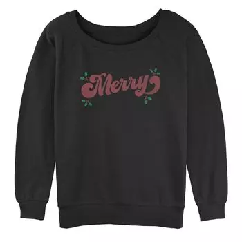 Толстовка оверсайз с рисунком Merry Holiday Mistletoe для юниоров Licensed Character